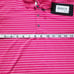 Ralph Lauren RLX Golf Polo Shirt Women Short Sleeve Snap Preswick C.C. NEW/NWT