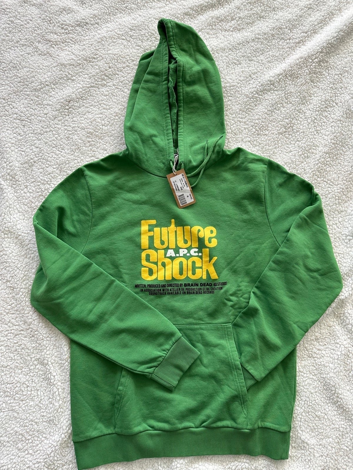 Future A.P.C shock hoodie sweater size M