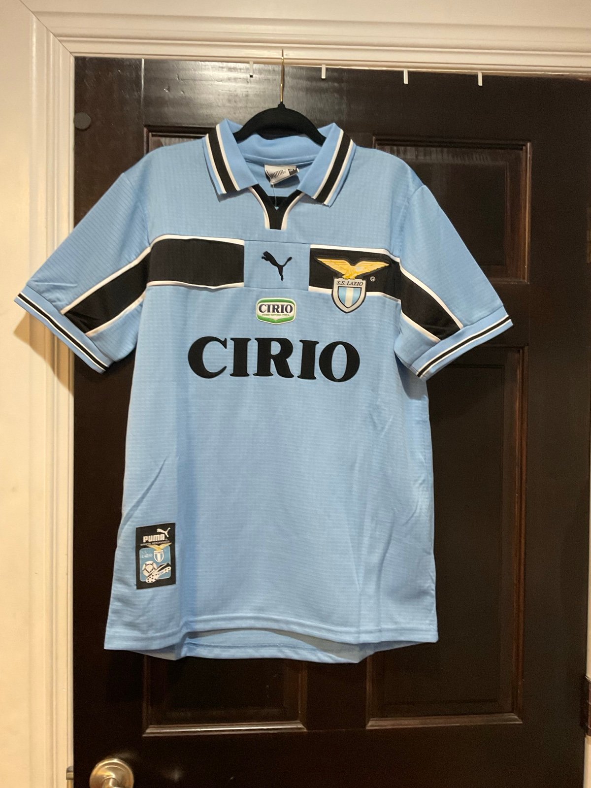 最高級のスーパー Lazio FC Rare Home Vintage Puma Jersey Soccer 2000 1999 1998 ウェア