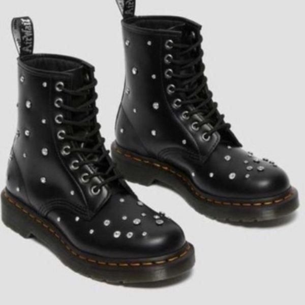 - Dr marten’s 1460 limited edition black Swarovski size womens 7.
