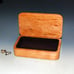 Wood Box of Cherry With Heart Inlay of Purple Heart