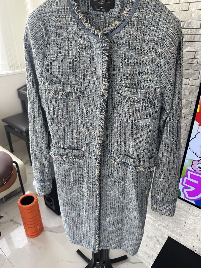 Price reduced. MaxMara WEEKEND fringed long coat.