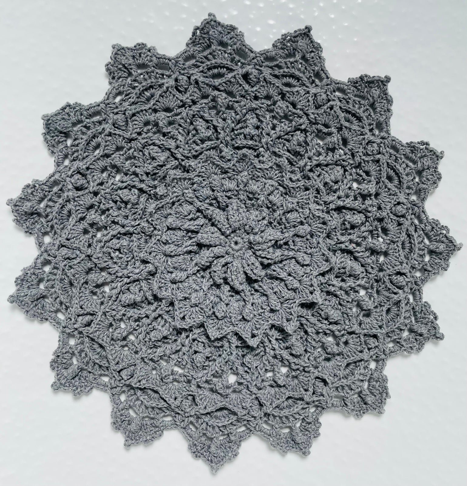 New Handmade crochet round doily
