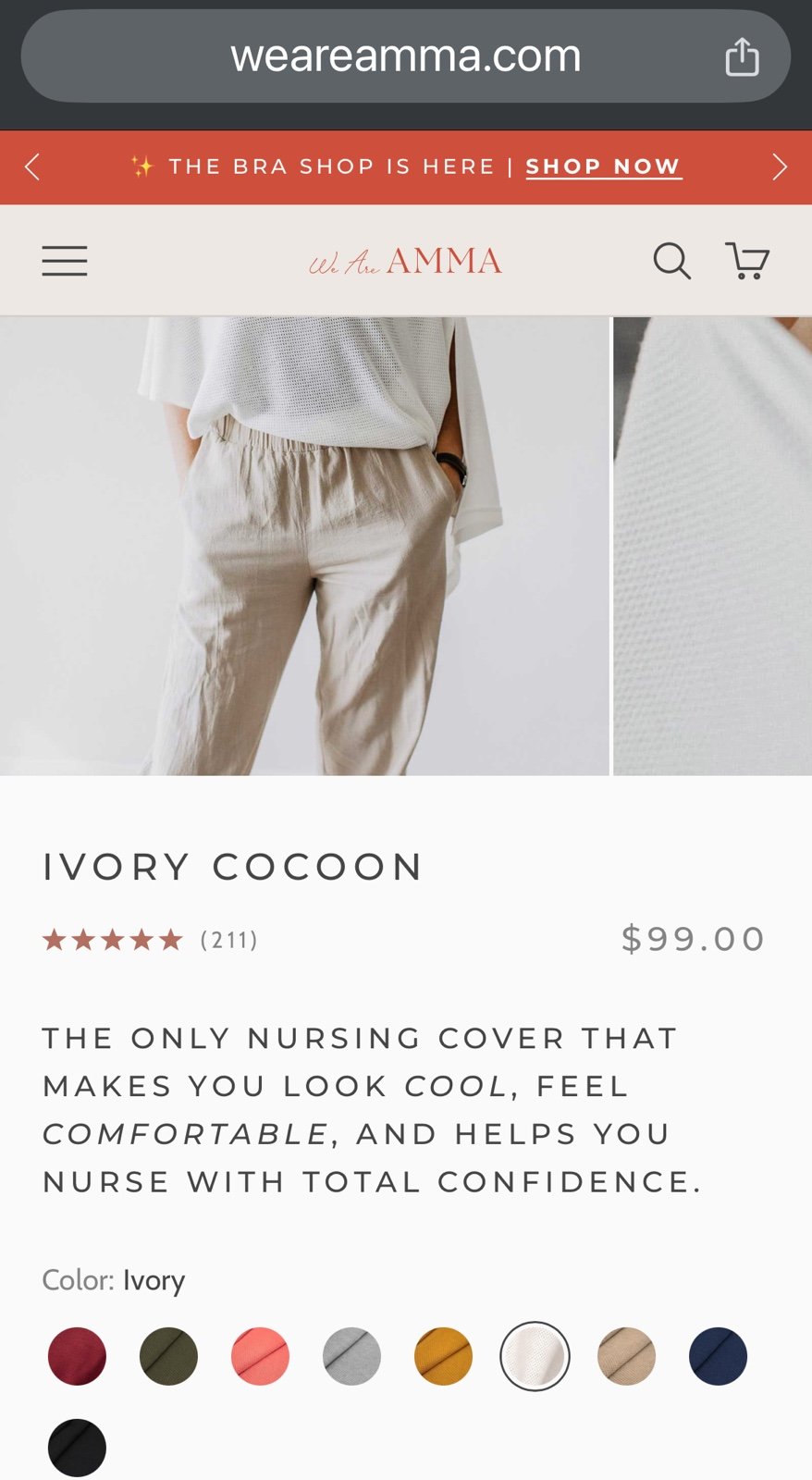 Cocoon Nursing Sweater