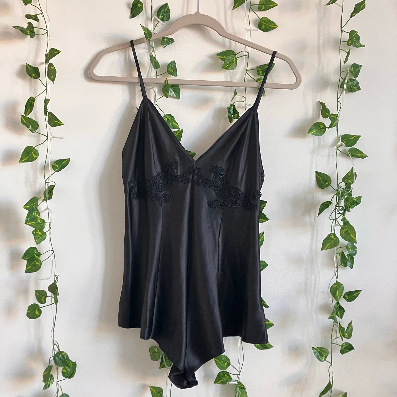 Victoria’s Secret black jaguar romper Small