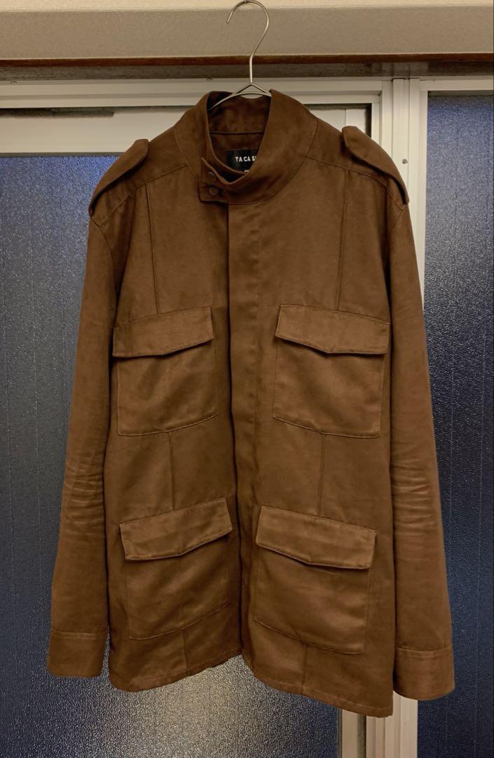 【正規品】 Autumn/Winter!! Suede Fake 【TACASI】Military High-Quality ジャケット・アウター