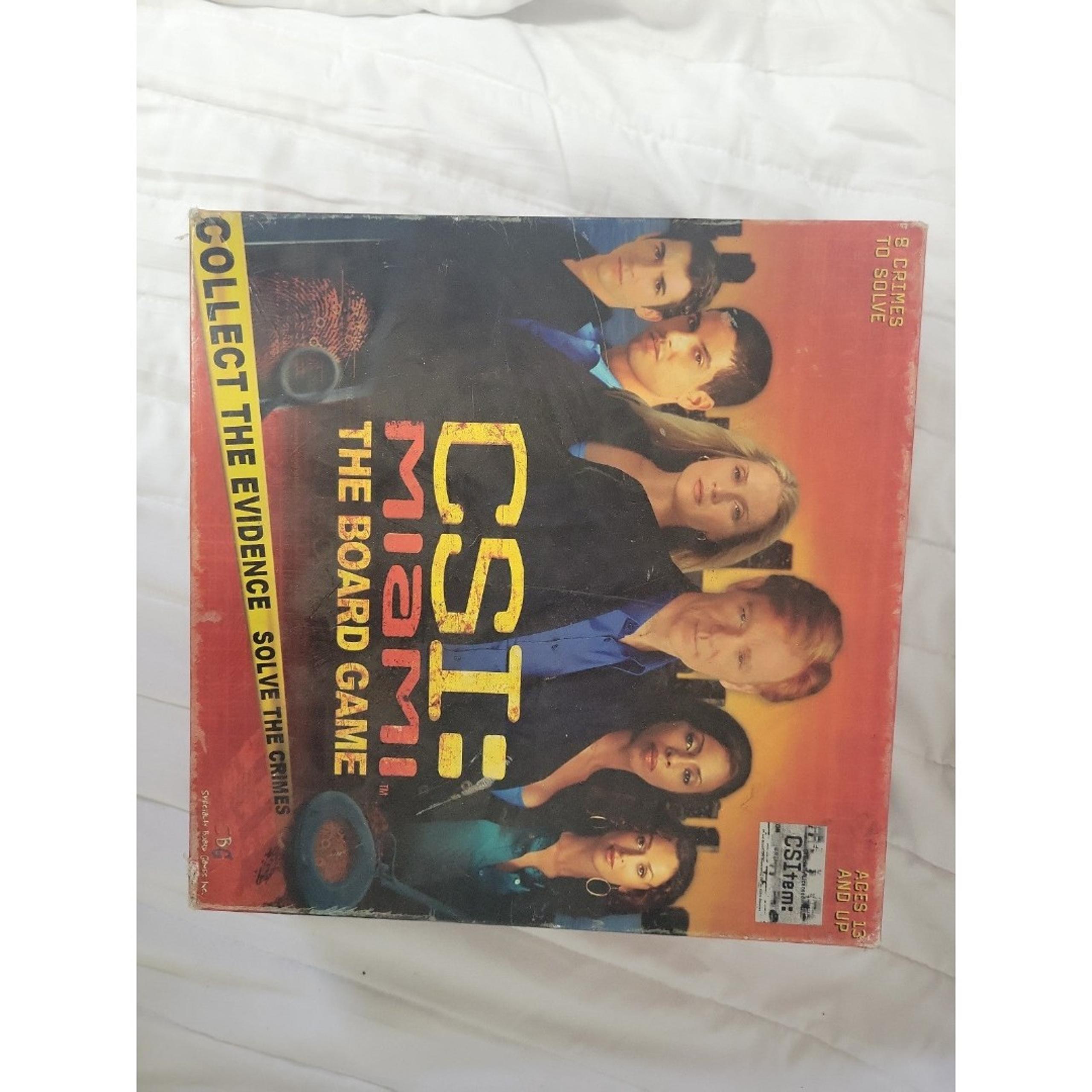 CSI: Miami the board game