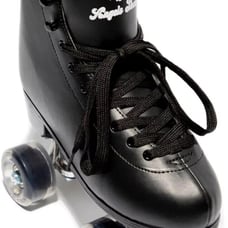 Angels Skates Kids/Women's Roller Skates - Size 1 Thunder Black