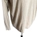 Z Supply Agnes Soft Turtleneck Oversized Pullover Sweater Light Cream Tan Medium