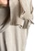 Z Supply Agnes Soft Turtleneck Oversized Pullover Sweater Light Cream Tan Medium