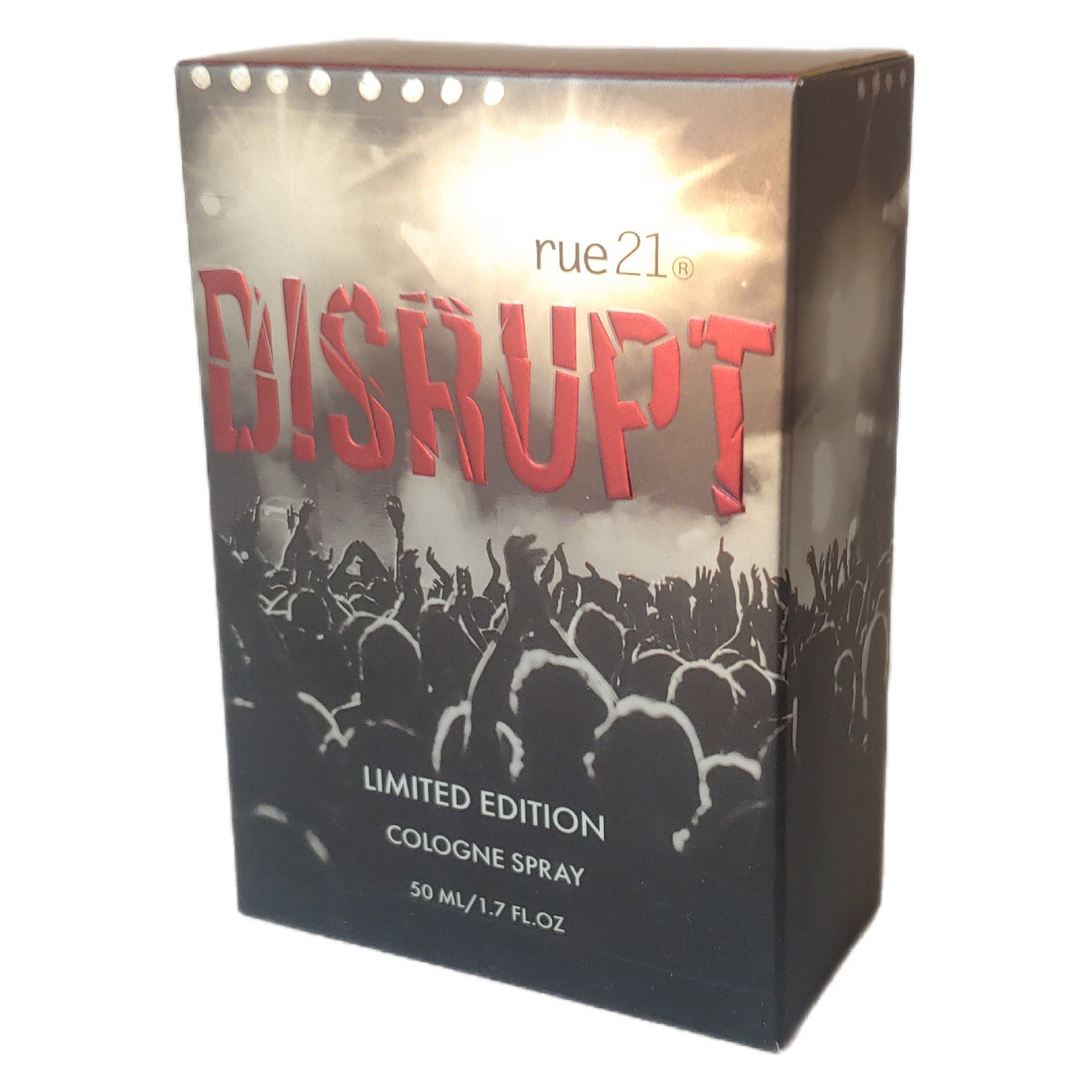 Rue 21 Disrupt Cologne Spray 1.7 oz For Him Limited Edition New Sealed in Box