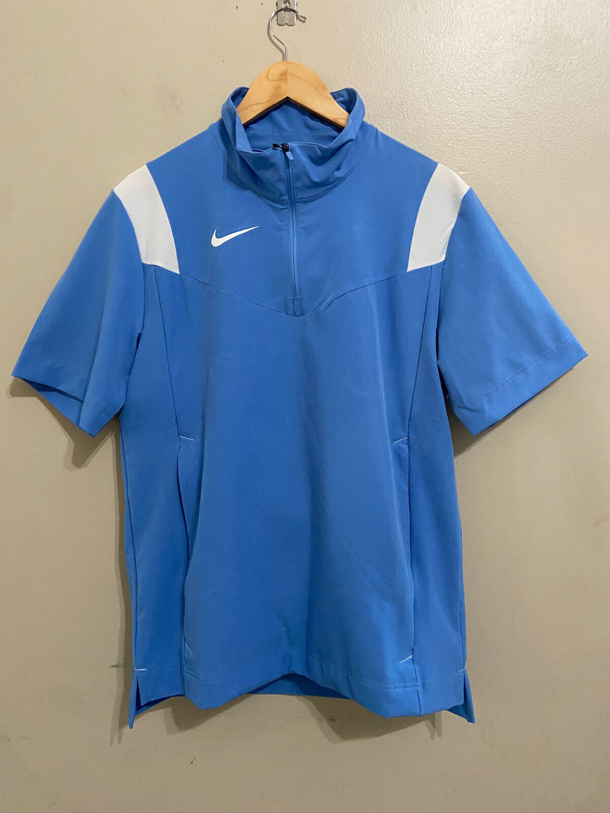 Nike Football Coach Performance Sideline Jacket Carolina Blue M DJ5113-448 NEW