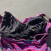 Spanx One Piece Draped Swimsuit Slimming Waist Control pink art deco