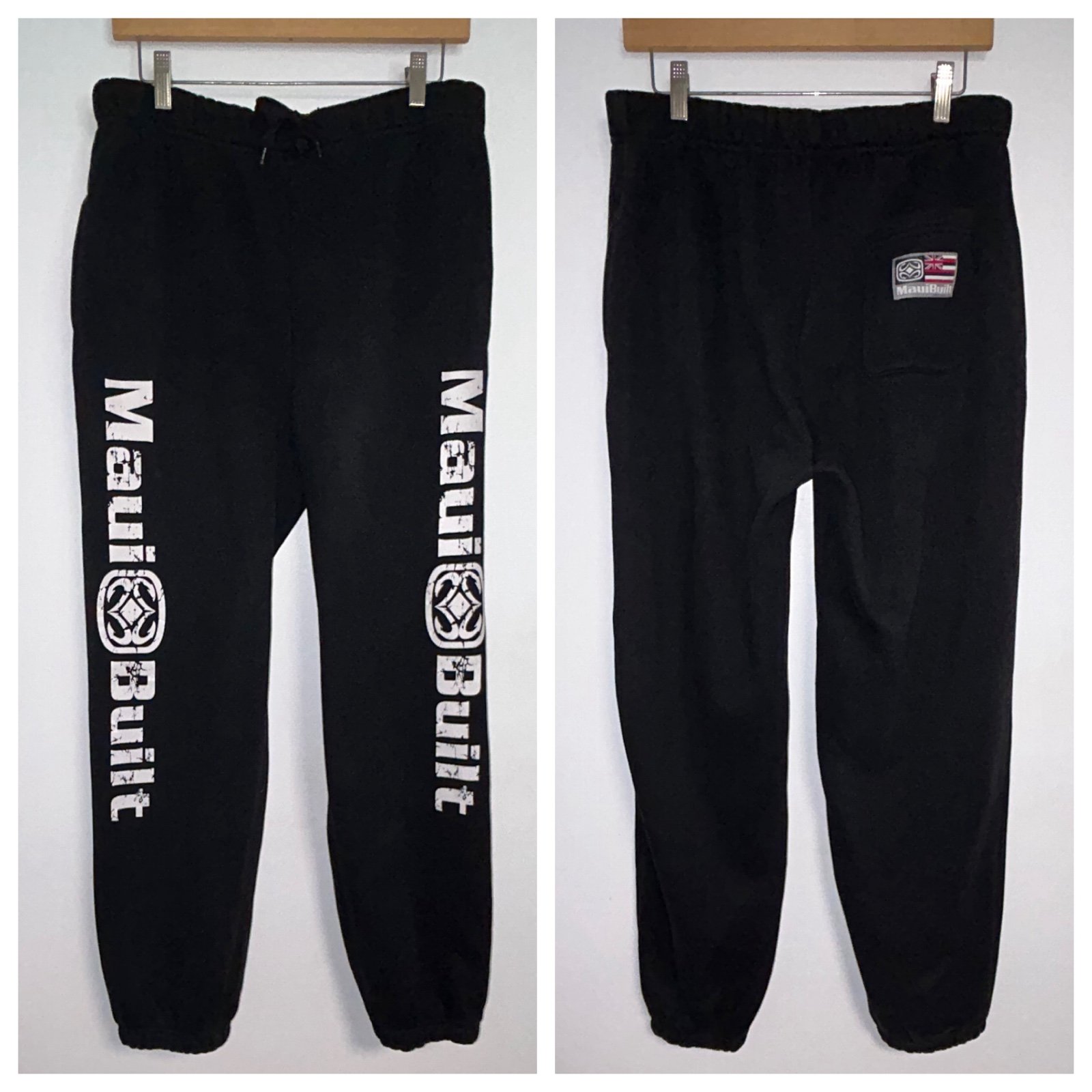 Maui Built Men’s Black Sweatpants L