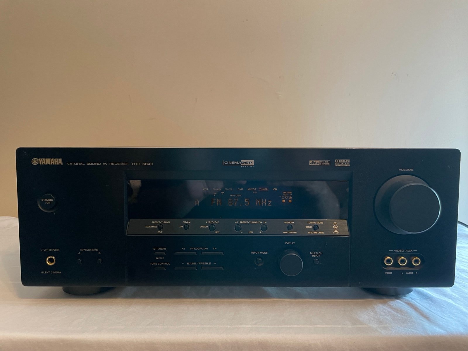 Yamaha HTR-5840 AV Receiver - 6.1 Channel, Surround Sound Stereo