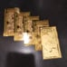 Lot of 5 - 1 New Hampshire Goldback Aurum Foil Note (1/1000th Troy oz 24K) 2024