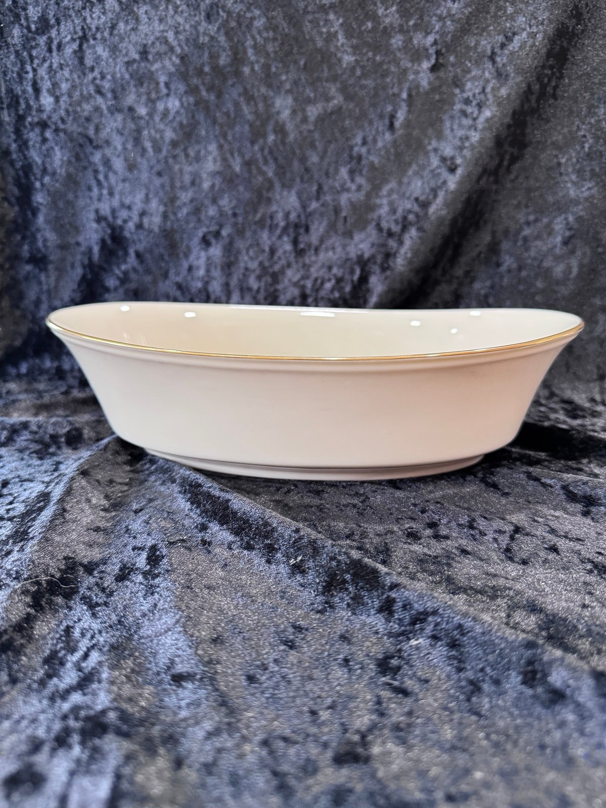 Vintage Lenox Eternal Oval Flared Vegetable Bowl 10”