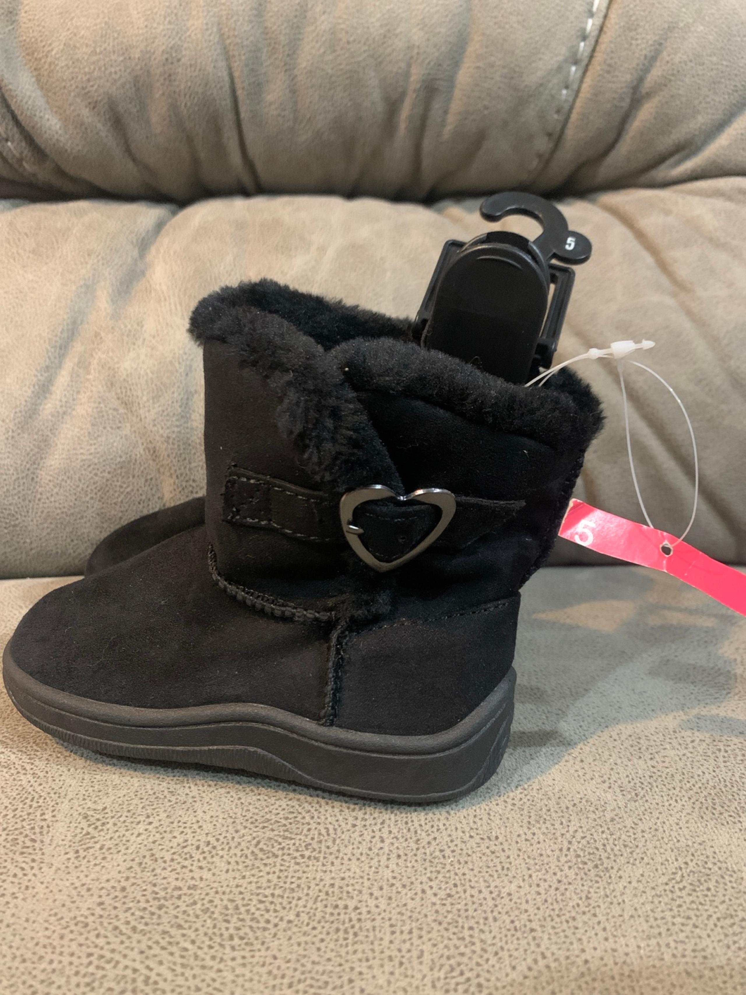 Garanimals Toddler Girls Black Boots Size 5