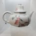 mikasa Continental F 3003 Silk Flowers Teapot Made in Japan ~Vintage~