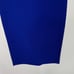 New Diane Von Furstenberg Size P Klein Blue Knit Pencil Skirt Elasticized Waist