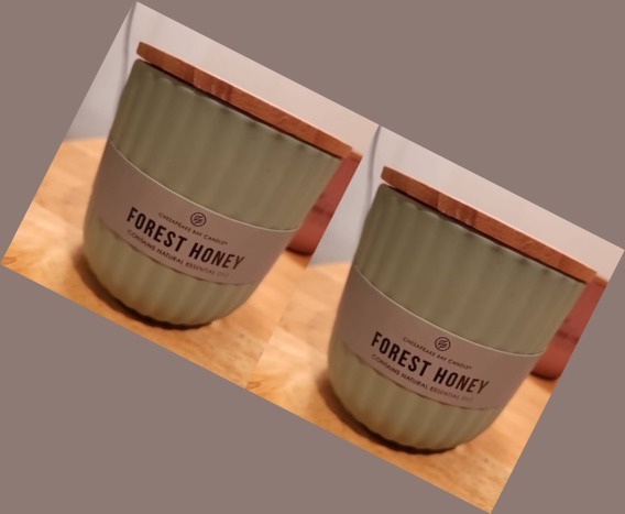 YANKEE 2 Chesapeake Bay ESSENTIAL OIL WAX FOREST HONEY GREEN CERAMIC Candles