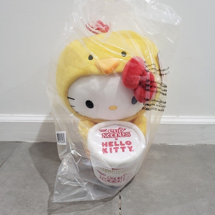 hello kitty chicken plush