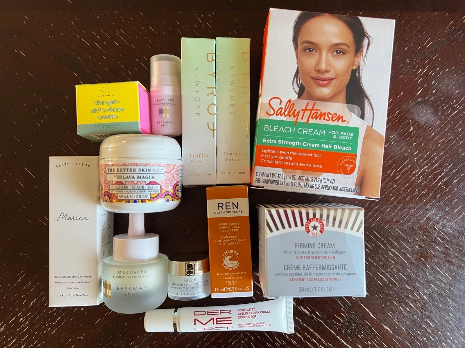 Bundle of skin care items