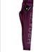 NWT SPYDER SPELL OUT HIGH WAISTED LEGGINGS PURPLE LARGE