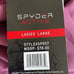 NWT SPYDER SPELL OUT HIGH WAISTED LEGGINGS PURPLE LARGE