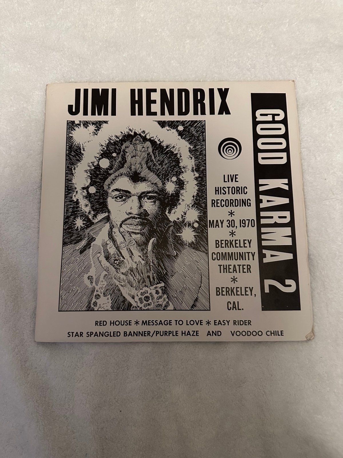 Jimi Hendrix Good Karma 2 Rare Vinyl VG+
