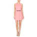 Sandro Paris Spring 24 Collection Pink Illusion Mesh Fitted Dress Size 6