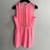 Sandro Paris Spring 24 Collection Pink Illusion Mesh Fitted Dress Size 6