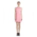 Sandro Paris Spring 24 Collection Pink Illusion Mesh Fitted Dress Size 6