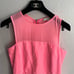 Sandro Paris Spring 24 Collection Pink Illusion Mesh Fitted Dress Size 6