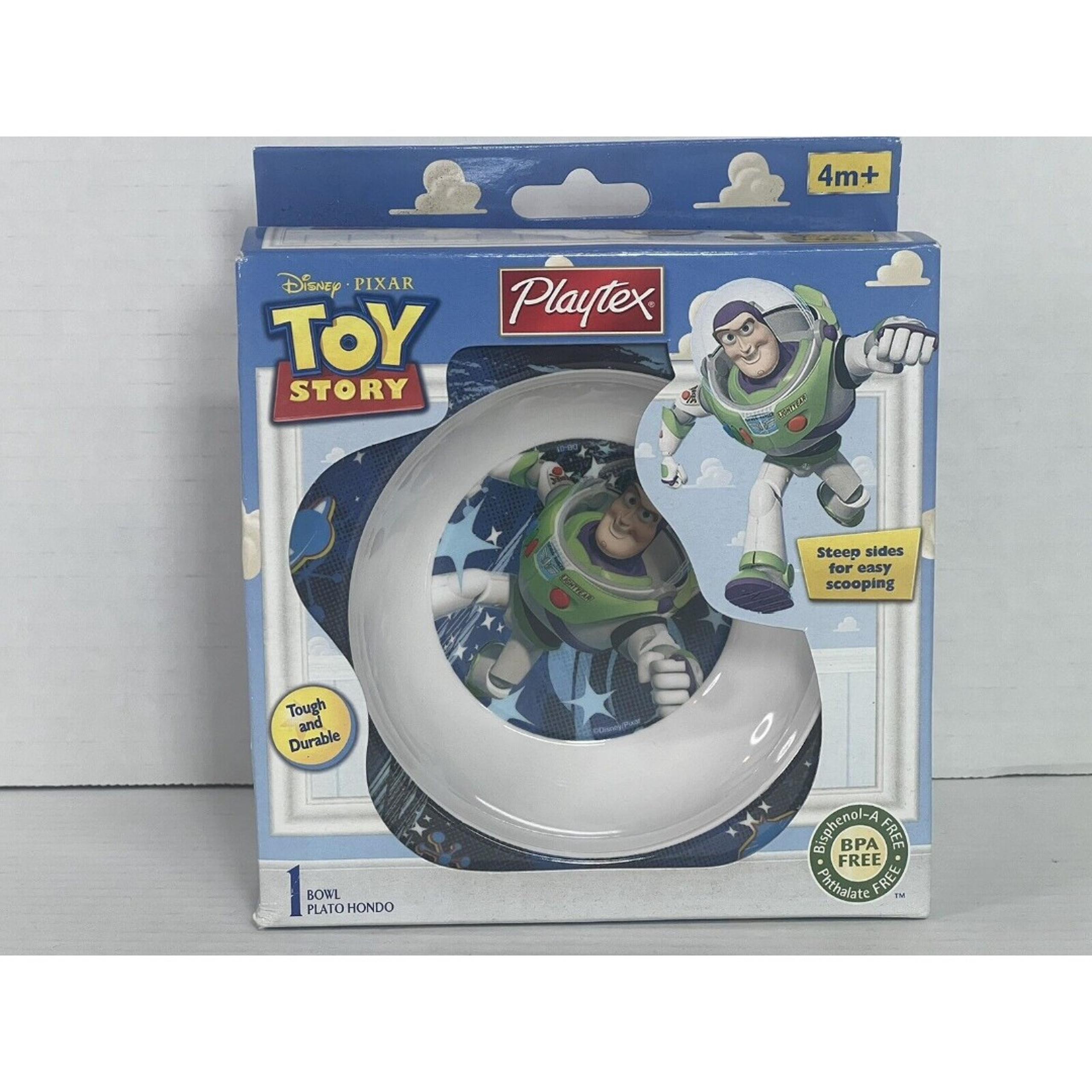 Playtex Toy Story Disney Pixar BUZZ LIGHTYEAR Bowl BPA Free Steep Sides