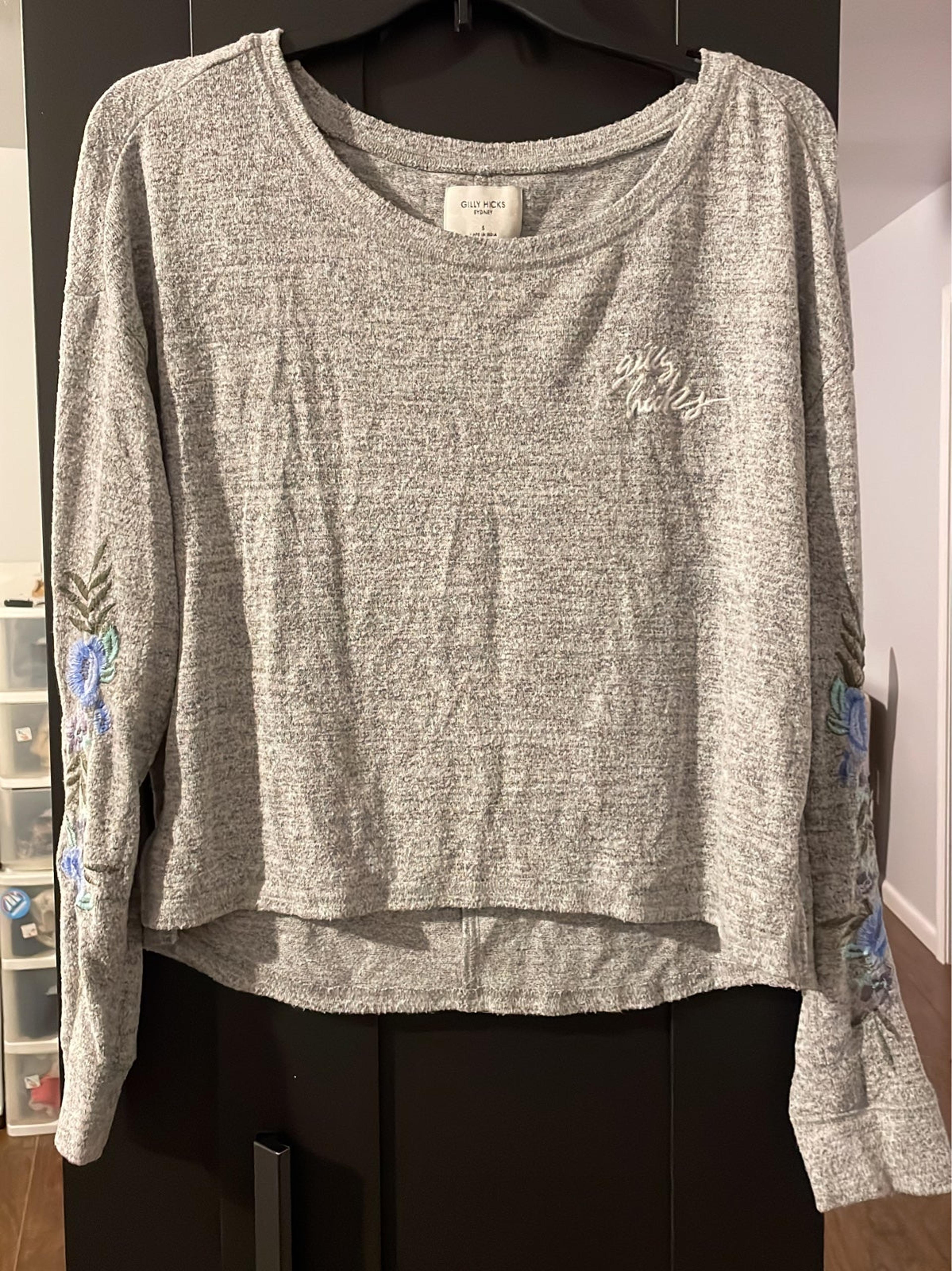 Gilly Hicks Logo Knit Tops Mercari