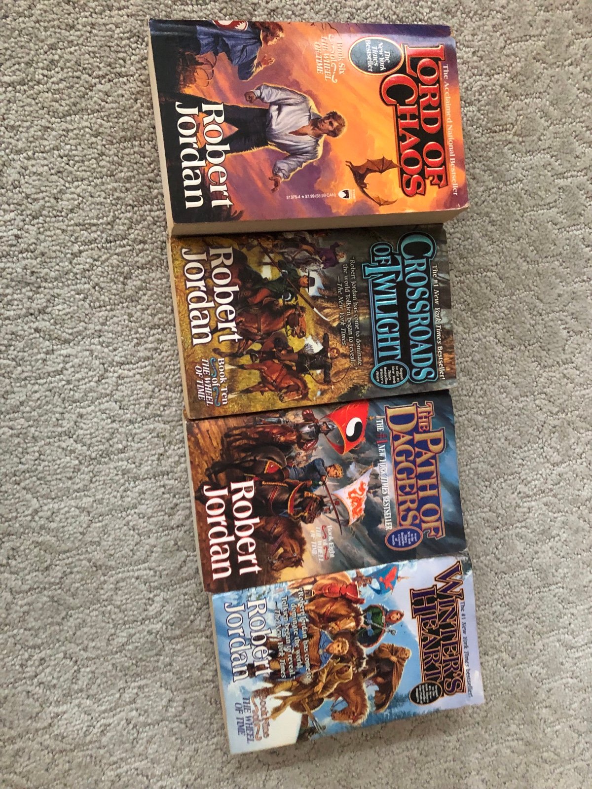 9 Robert Jordan books wheel of time 9 books 4 1st print