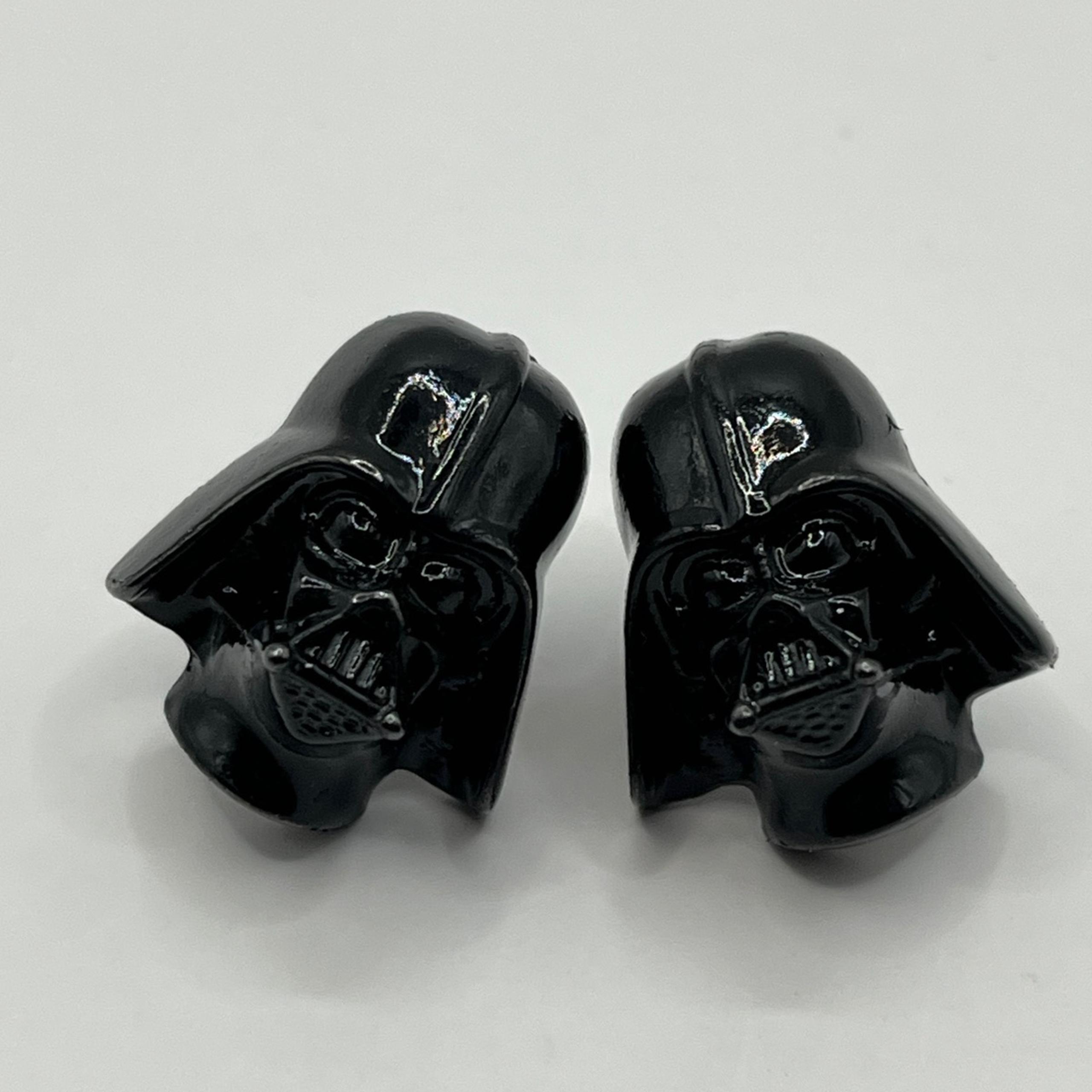 Star Wars Darth Vader Earrings Black Metal Studs LFL