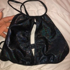 Holographic Keyhole Rave Top