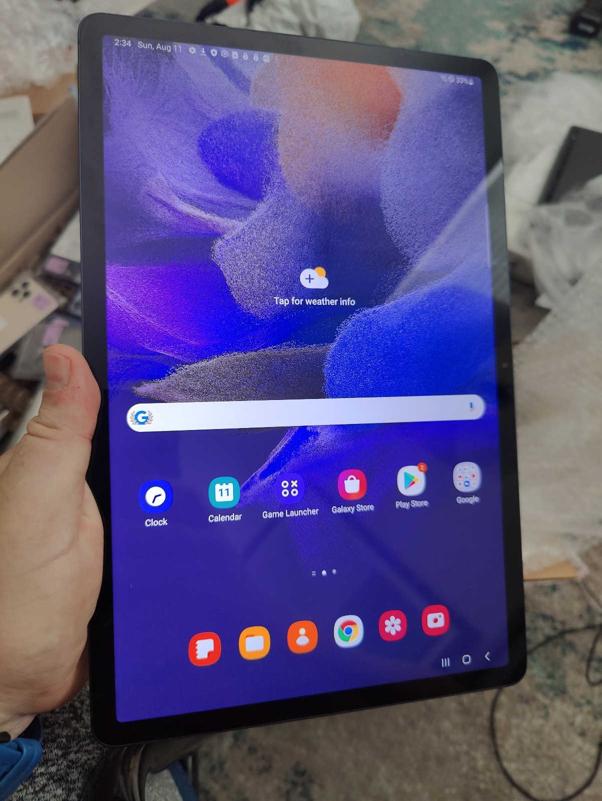 12.4 Sim Unlocked Samsung galaxy Tab s7 fe 5g 64gb