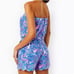 Lilly Pulitzer Jace Strapless Romper Sailabration Patriotic July 4th XS NWT