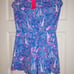 Lilly Pulitzer Jace Strapless Romper Sailabration Patriotic July 4th XS NWT