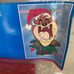 1997 Windsculpts Looney Tunes Tasmanian Devil Taz in Present' Flag Sculpture New