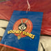 1997 Windsculpts Looney Tunes Tasmanian Devil Taz in Present' Flag Sculpture New
