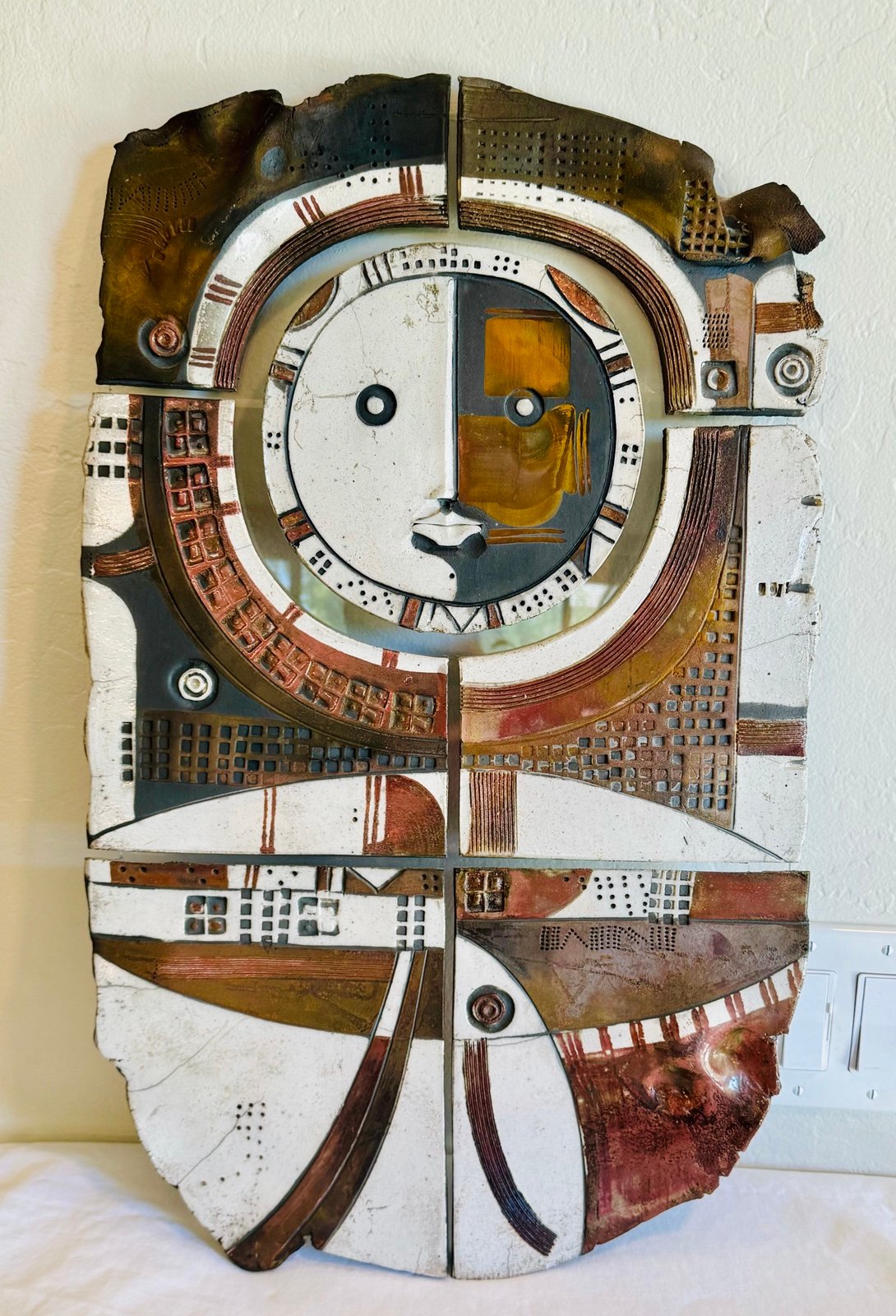Doug Delind Raku Pottery Totem Series