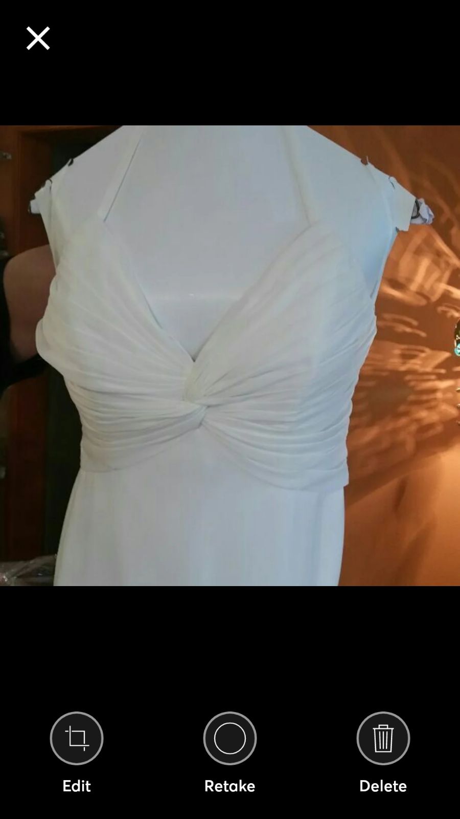 Ivory wedding dress