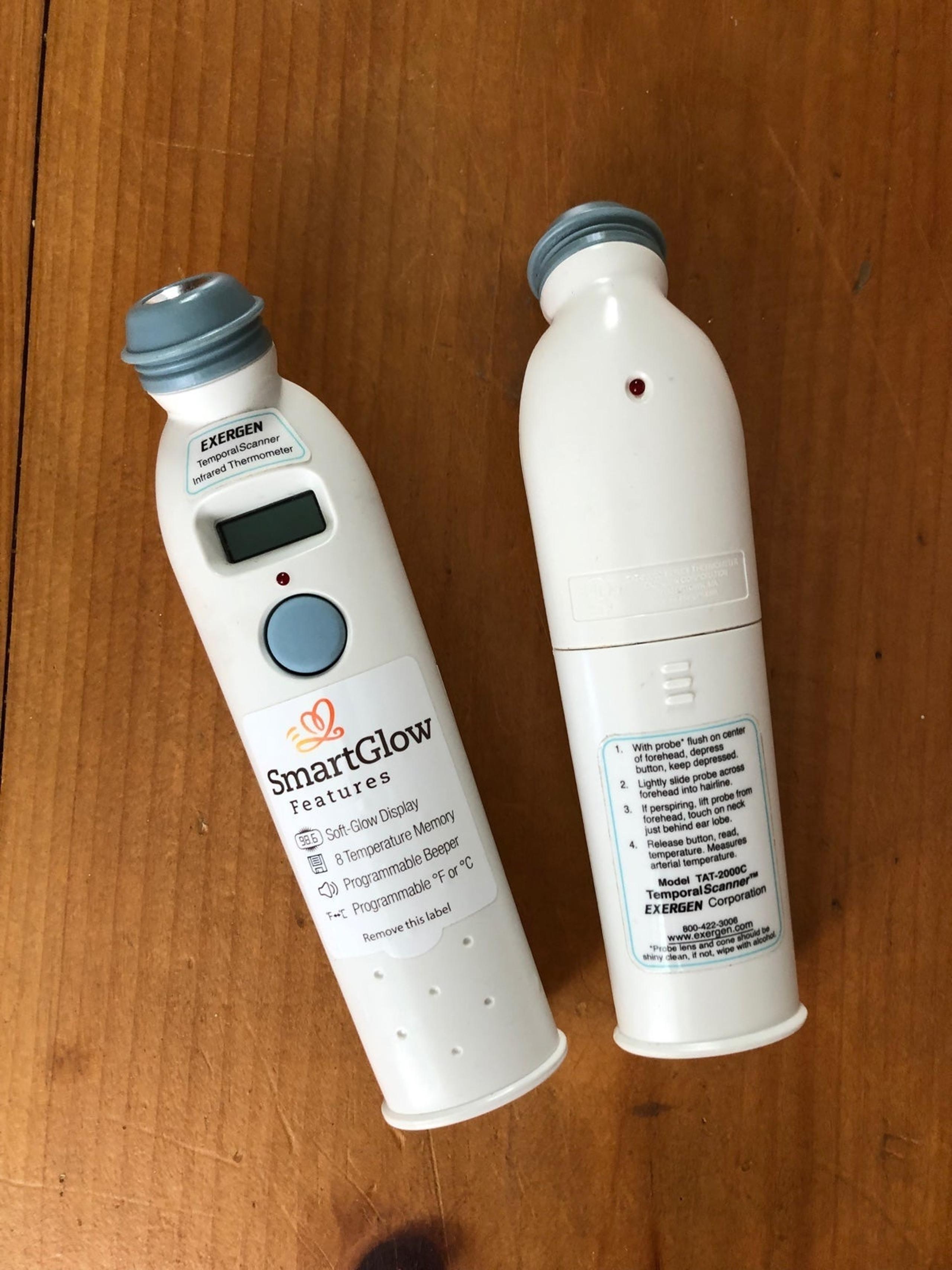 Exergen Temporal Scanner Thermometer Infrared with Smart Glow Features (2)