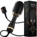 Professional Blowout Hair Dryer Brush, Black Gold Dryer and Volumizer, Hot Air
