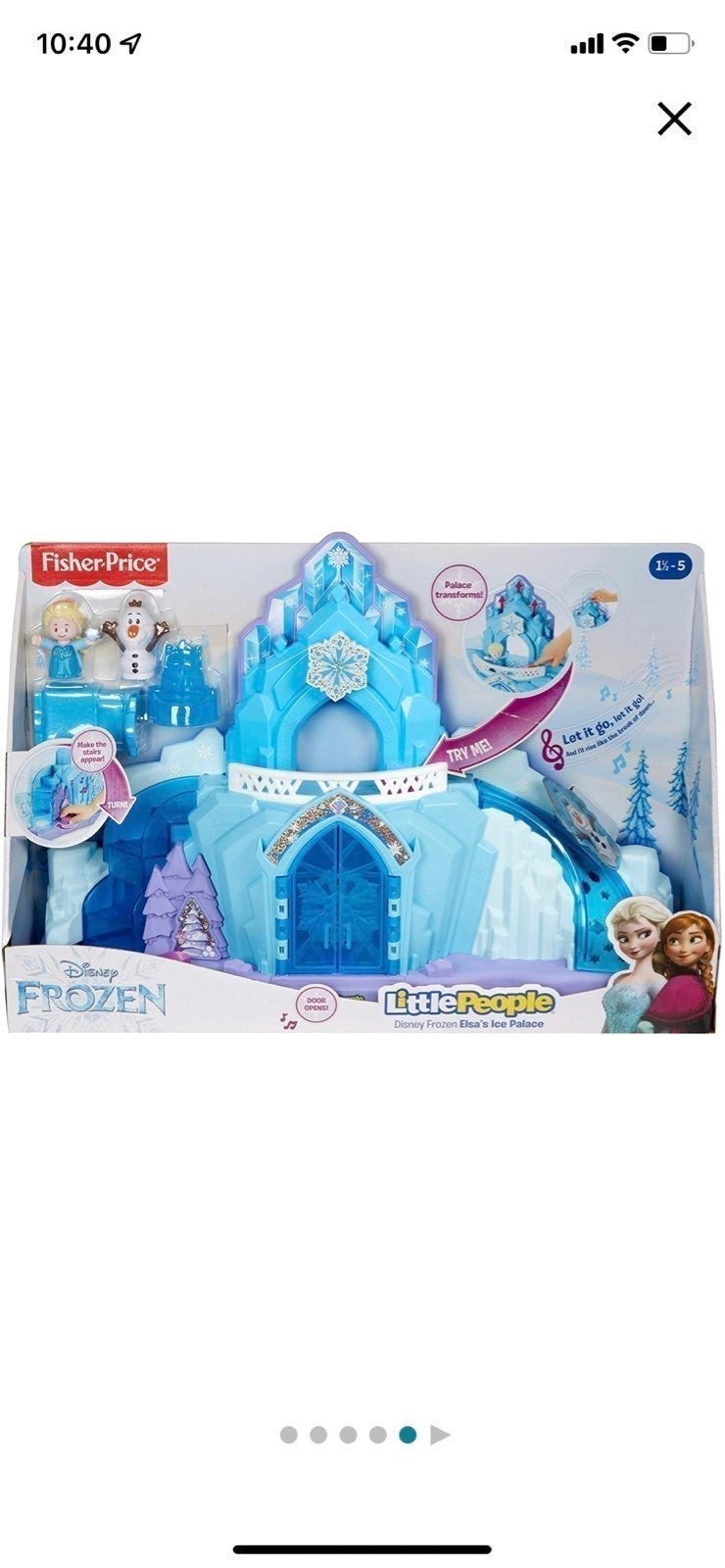 NWOT[little people]FROZEN 2•Elsa•ice Castle