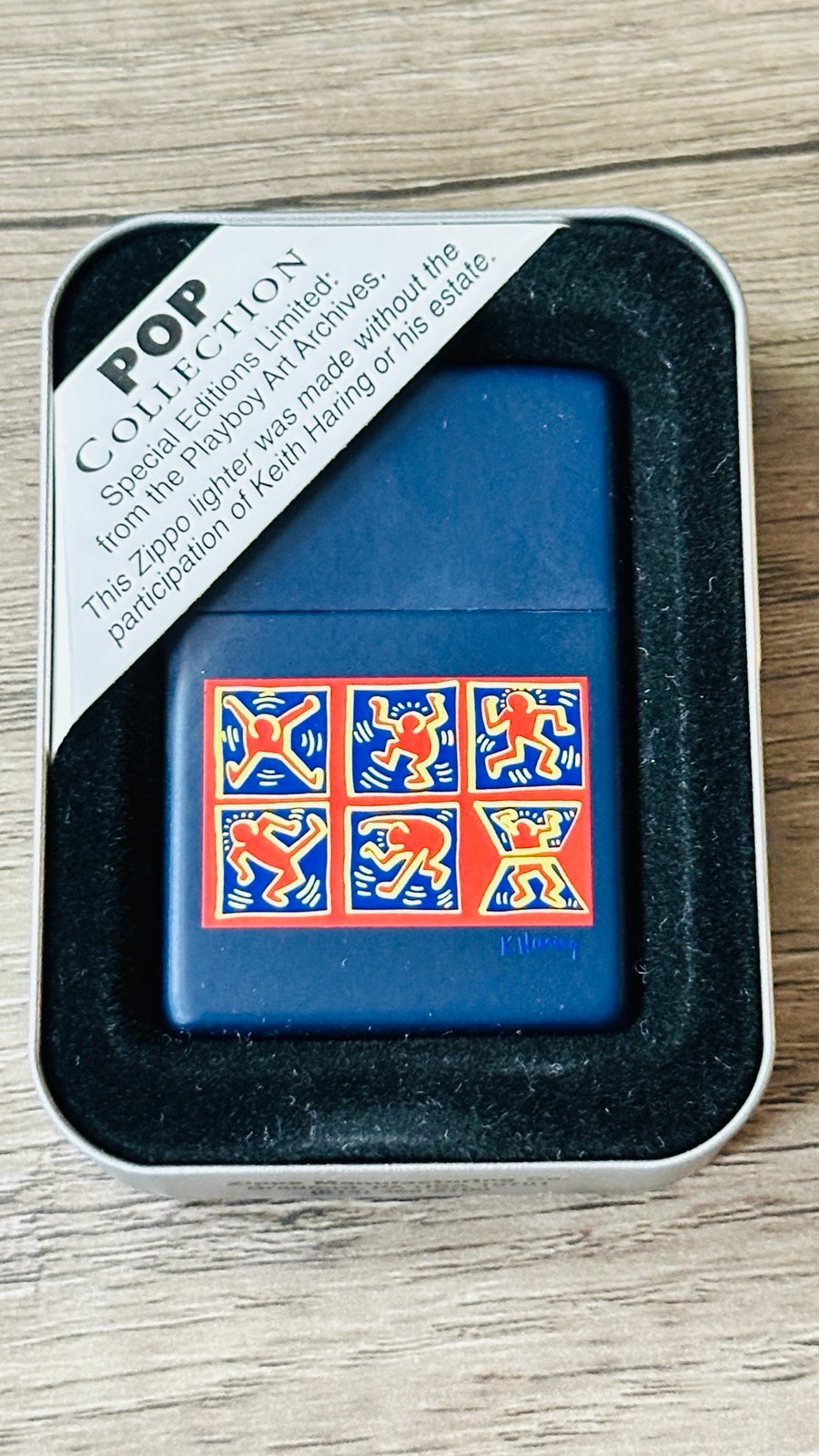 ZIPPO 1999 Playboy Keith Haring Archives Dancers Lighter Unfired NIB 239SEL